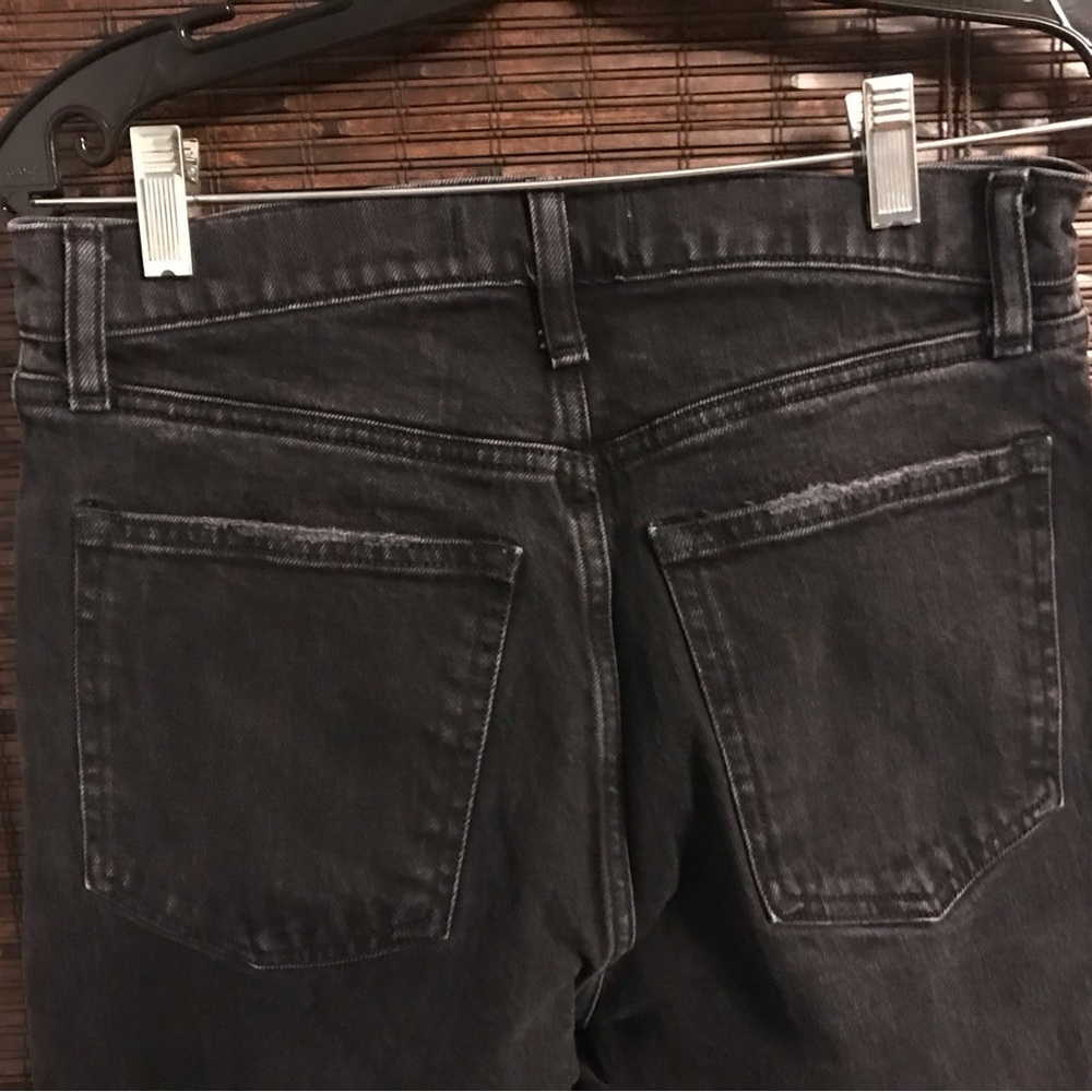 Abercrombie & Fitch High Rise Flare Black Jeans - Picture 5 of 6